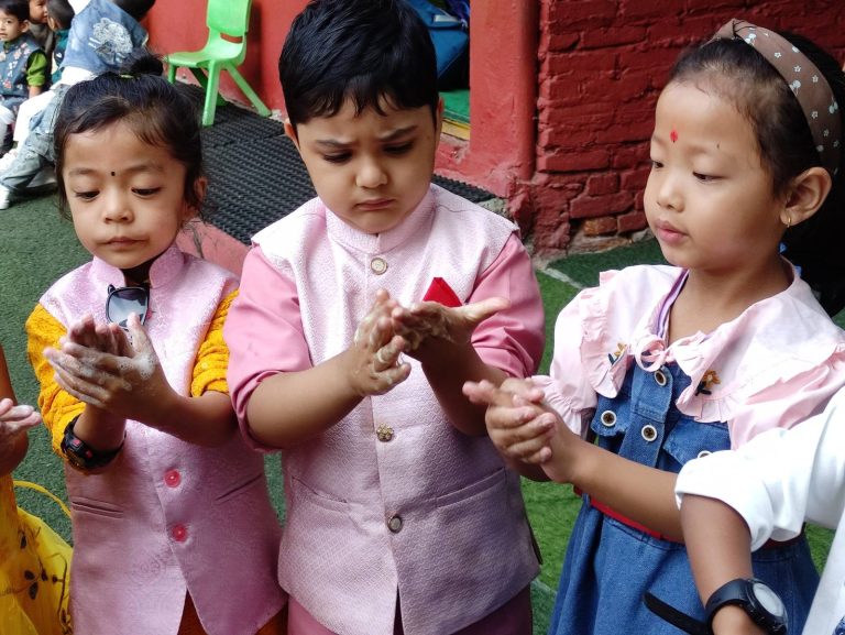World Handwashing Day at Lovely Home Kindergarten, Bhanimandal!